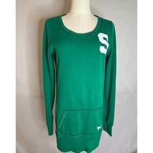 VS PINK Collegiate x 5th‎ & Ocean Michigan State Lightweight Sweatshirt